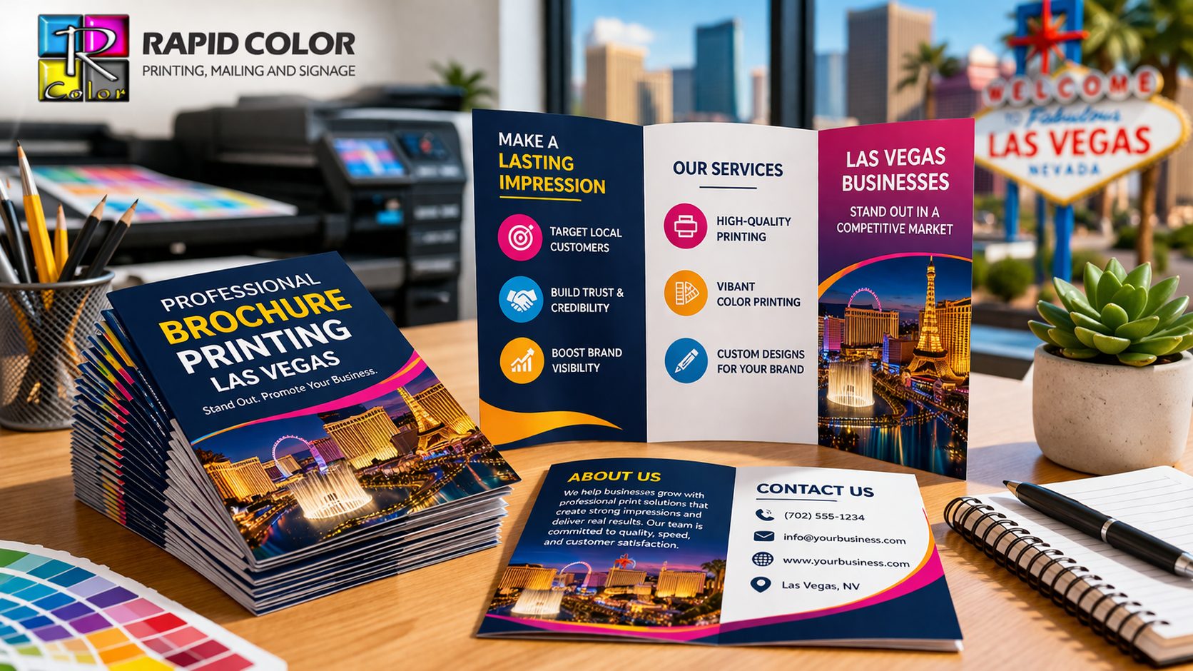 Why Brochure Printing Las Vegas Is Still a Powerful Marketing Tool for Local Businesses