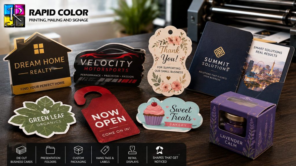 Die Cutting service in las vegas Custom Shapes That Get Noticed