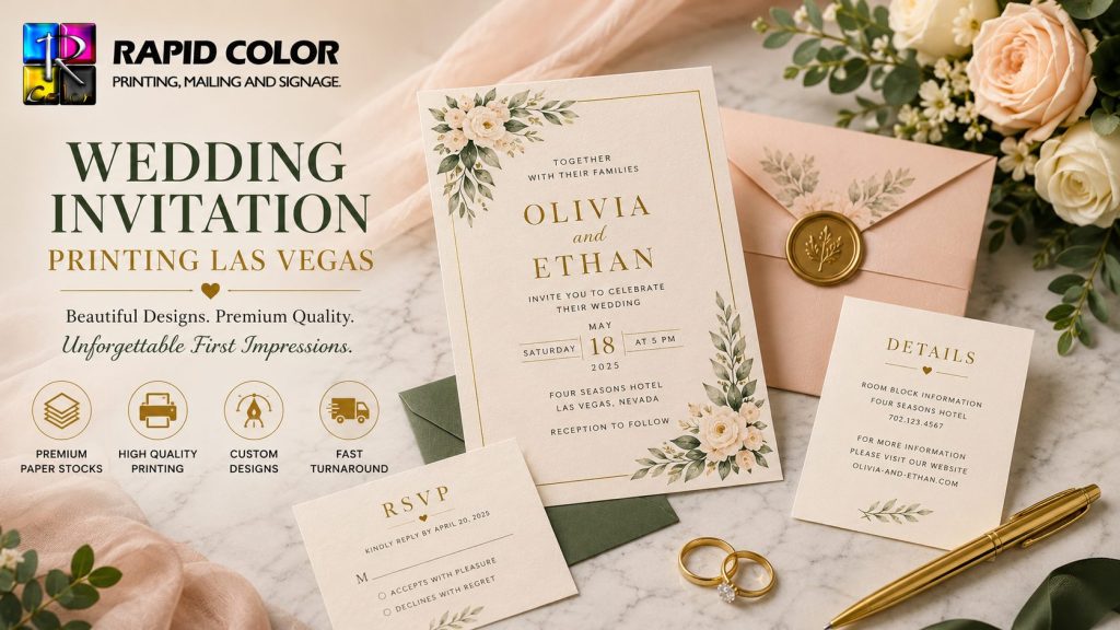 Wedding Invitation Printing Las Vegas Local Options and Ideas