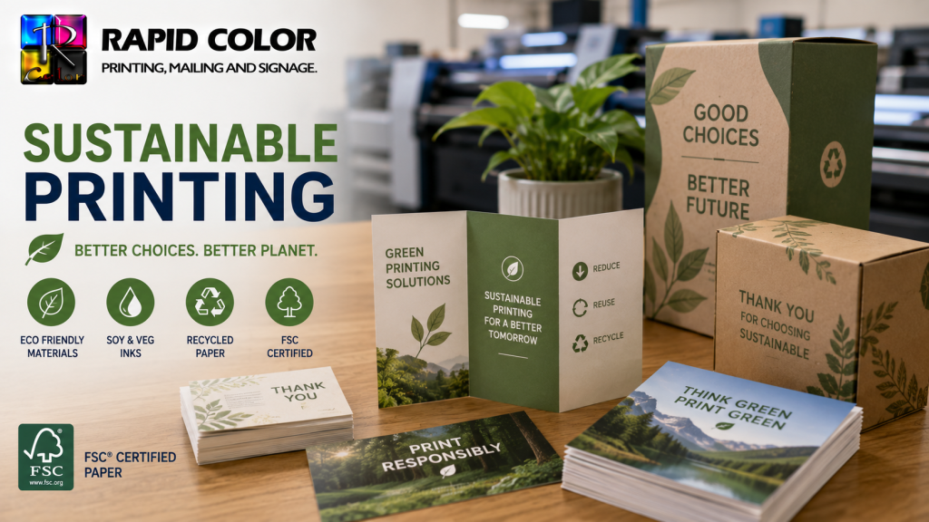 Sustainable Printing Eco Friendly Options That Don't Compromise Quality