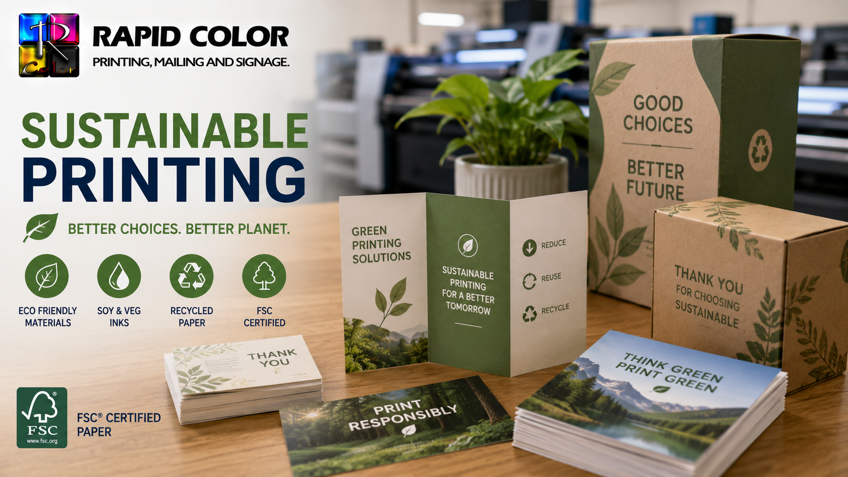 Sustainable Printing Eco Friendly Options That Don't Compromise Quality