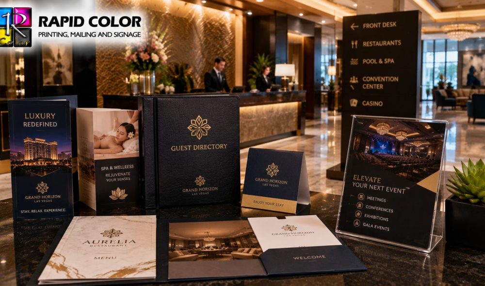 Boost Your Hotel's Brand with Professional Hotel and Hospitality Printing Services in Las Vegas