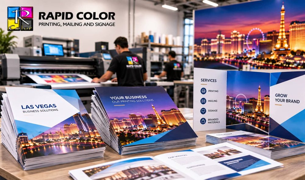 Brochure printing in Las Vegas for business marketing materials