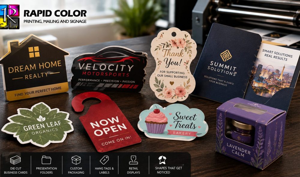 Die Cutting service in las vegas Custom Shapes That Get Noticed