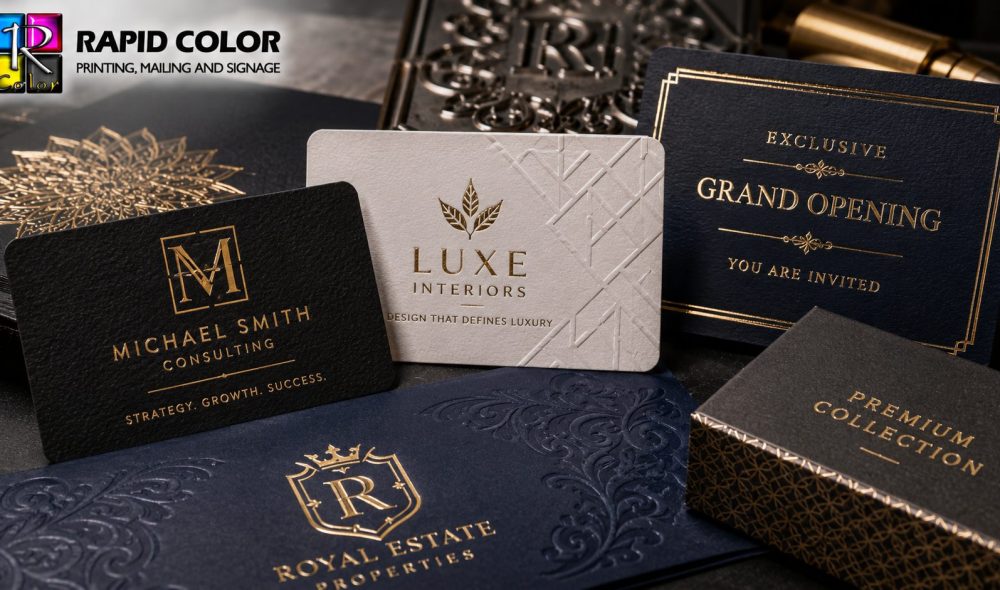 Foil Stamping and Embossing Add Luxury to Print