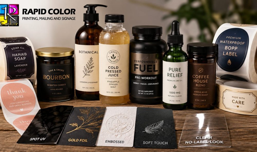 Product Label Printing Materials and Finishes Guide
