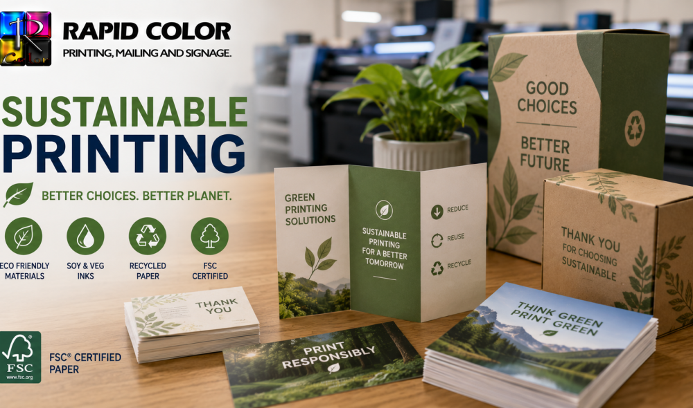Sustainable Printing Eco Friendly Options That Don't Compromise Quality